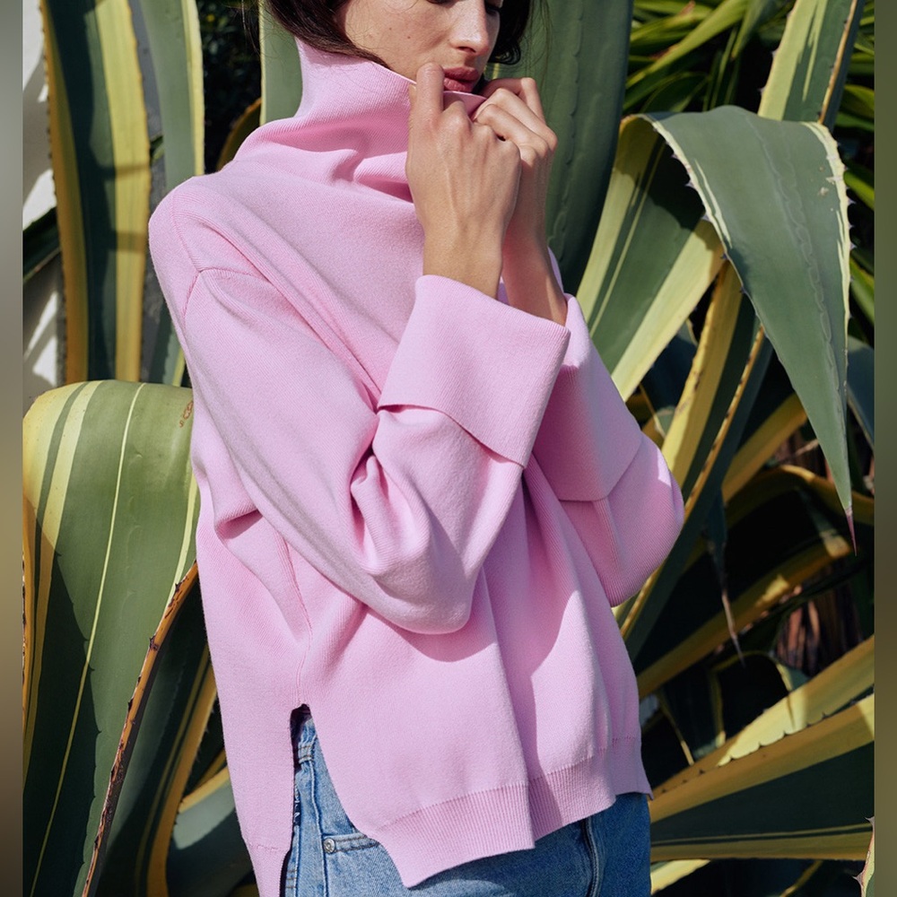 Nanushka pink sweater